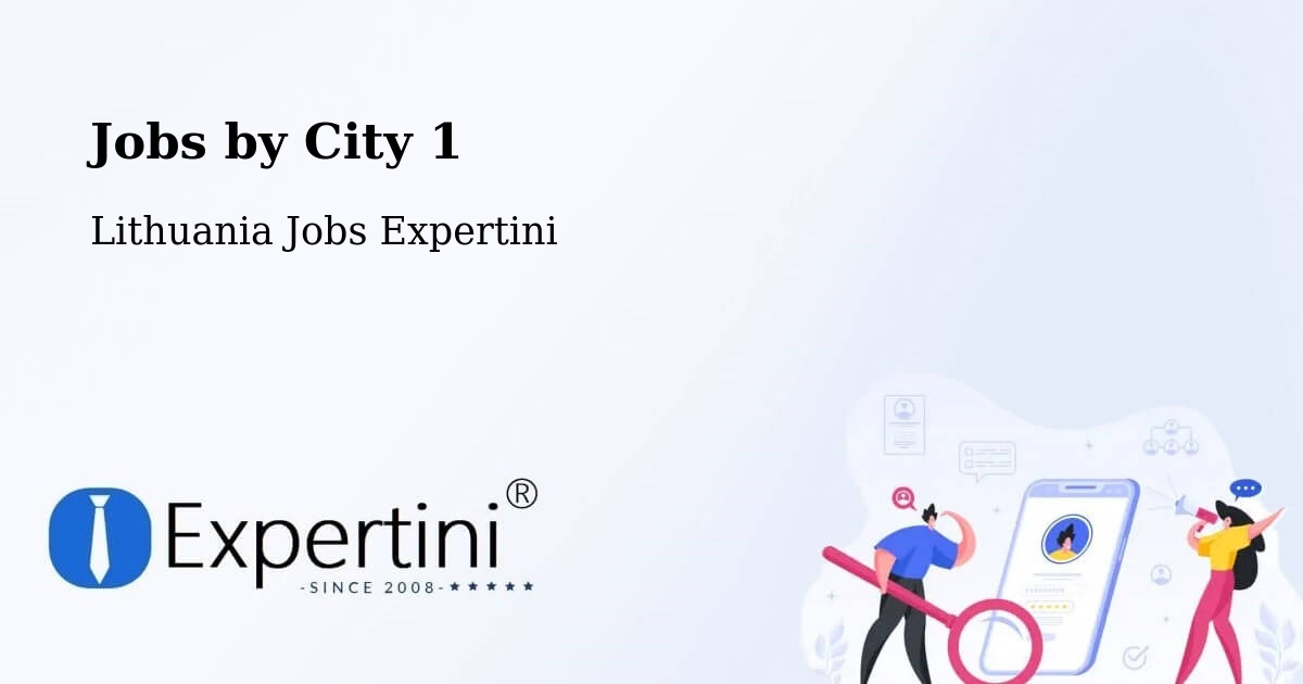 City Jobs in Lithuania - Expertini