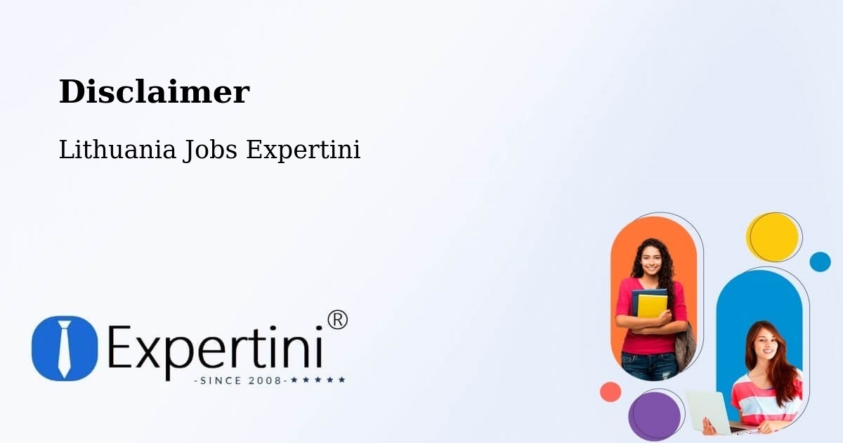 Disclaimer – Žagarė - Lithuania Jobs Expertini